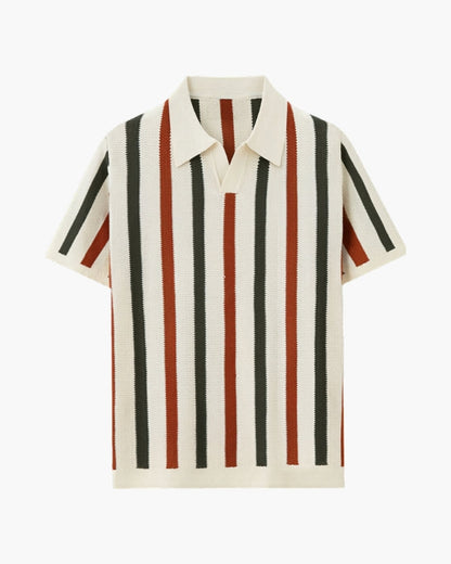 Resort Knit Stripe Polo