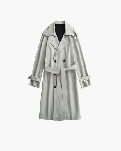 Classic Double-Breasted Trench Coat