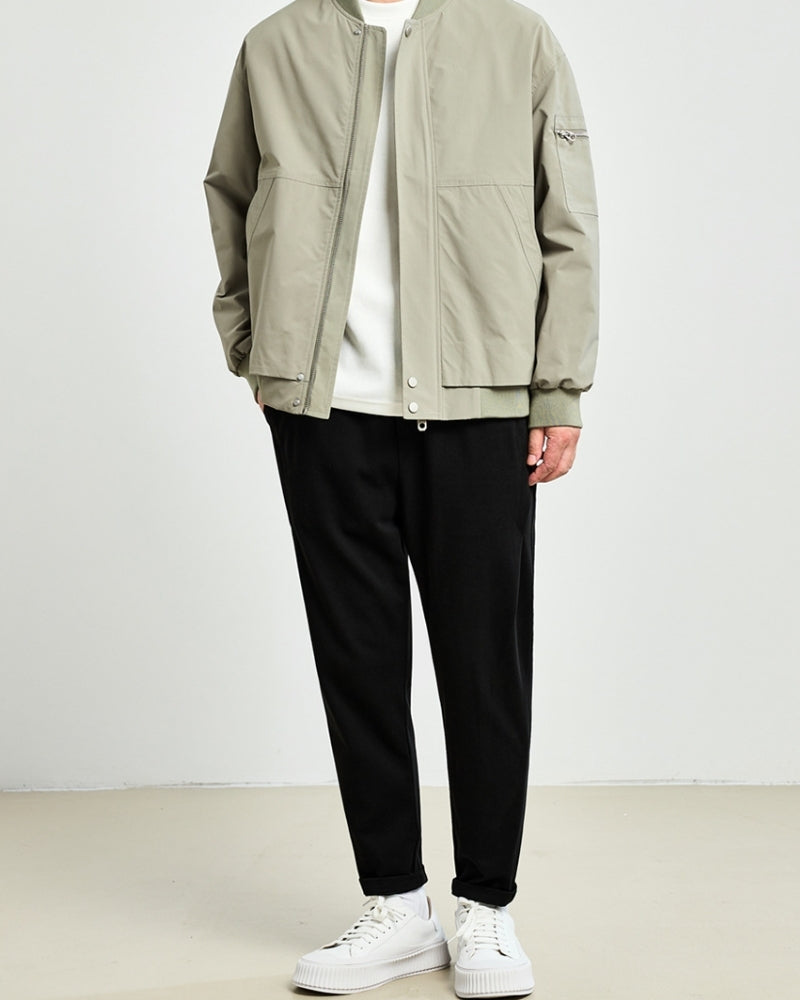 Minimalist Bomber Jacket