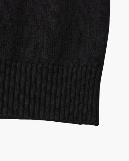 Essential Ribbed Mock Neck Sweater