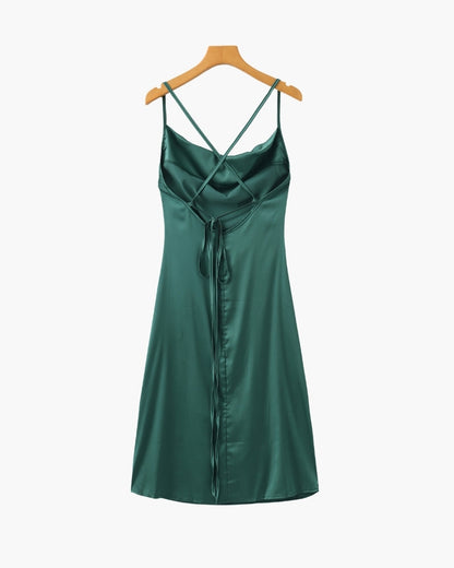 Old Money Silk Slip Dress