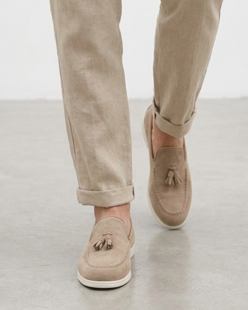 Men’s Suede Tassel Loafers